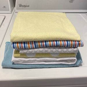 6 receiving blankets